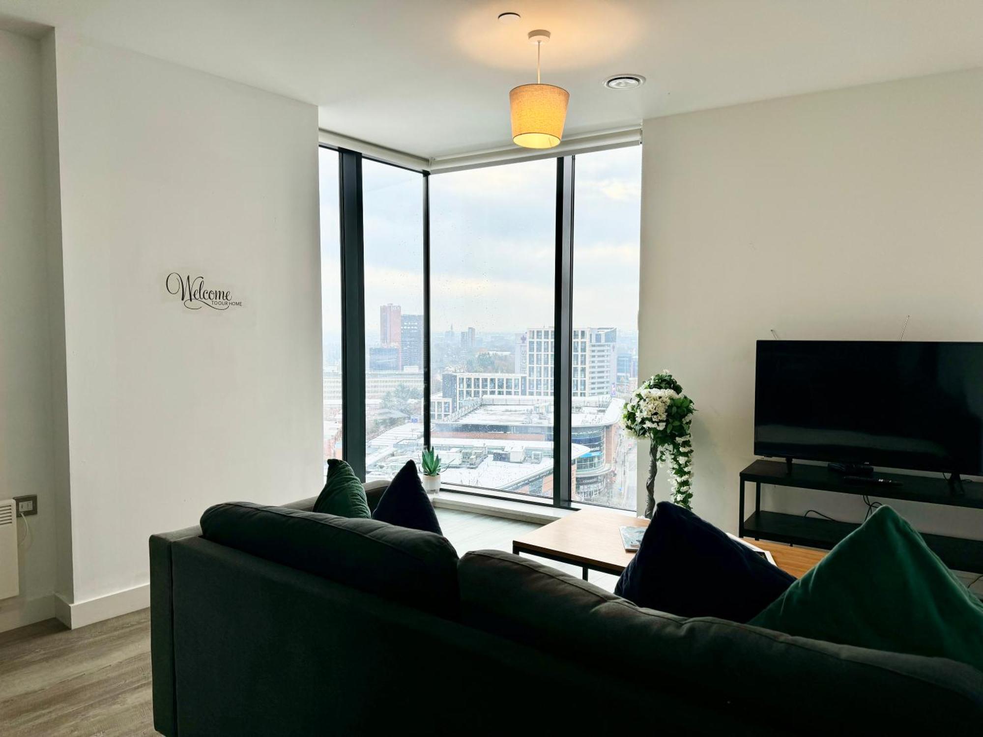 Premium Deals L Last-Minute Stay L 4 Min Walk To Birmingham Central Library L 18Th Floor 2 Bed 2 Bath City Centre Penthouse With Gym & Netflix By Jvt Short Lets Esterno foto